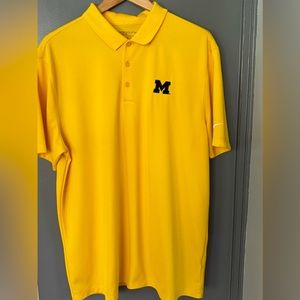NIKE Michigan golf shirt, size XL